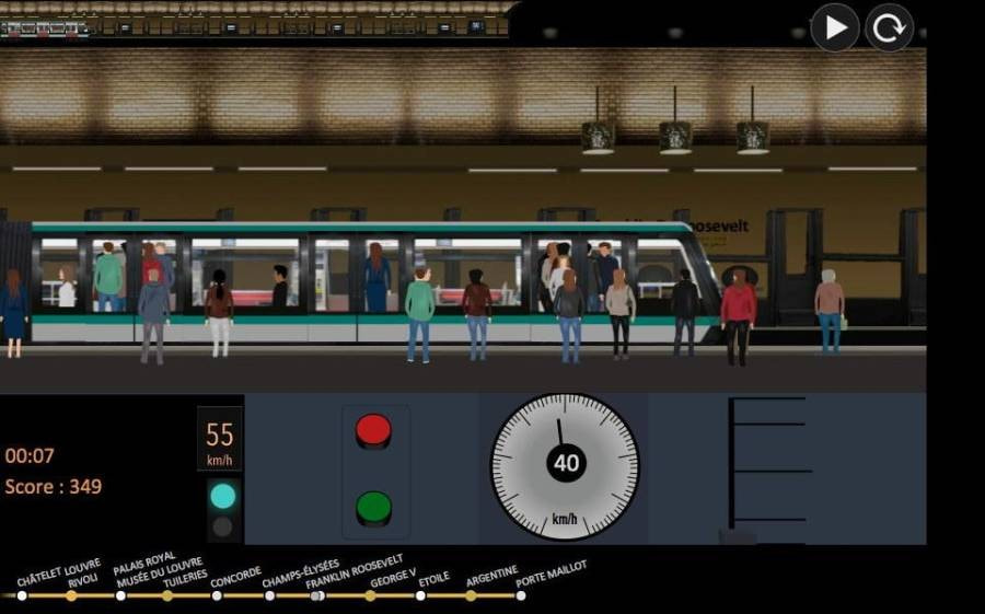 巴黎地铁模拟器截图1