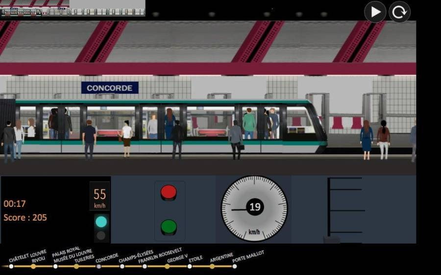 巴黎地铁模拟器截图2