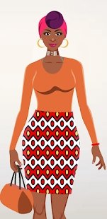 非洲时尚模特游戏截图4