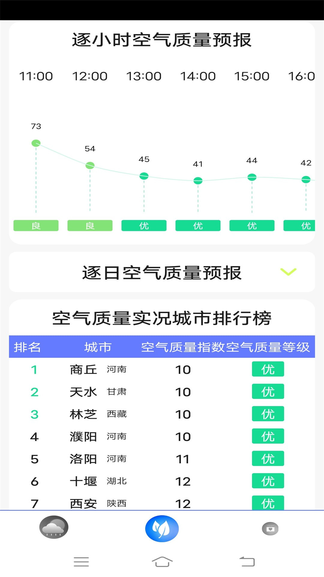 天气预报实时通