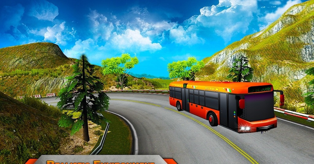 巴士停车3D模拟(Modern Tourist Bus parking 3D Game)