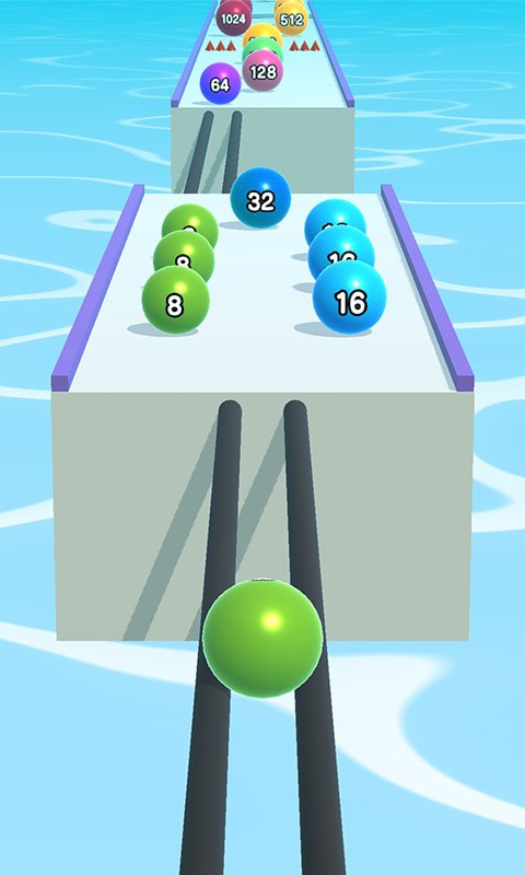 模拟球球向前冲截图5
