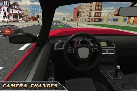 学校的三维驾驶模拟器3D(3D School Driving Simulator)