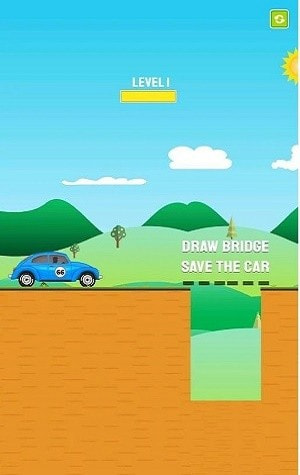 画谜题桥拯救汽车(Draw Puzzle Bridge Save Car)