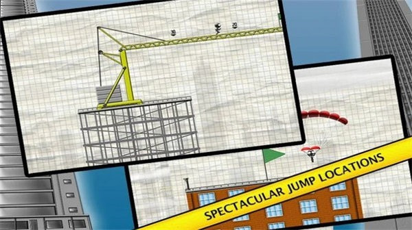 火柴人跳高楼(Stickman Base Jumper)2