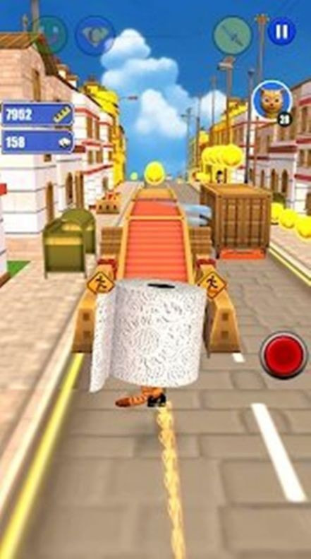 手纸猫跑酷(Toilet Paper Cat Run)