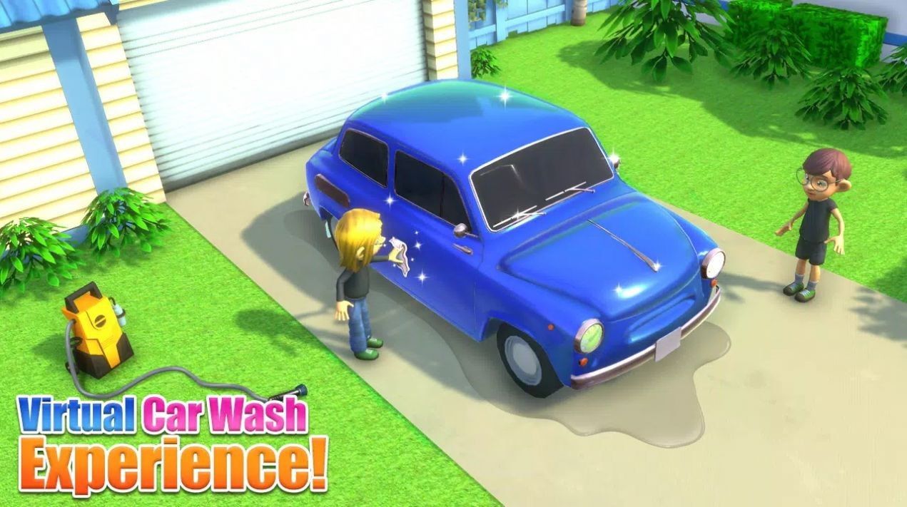 模拟洗车场(Power Wash Car Cleaning Game)