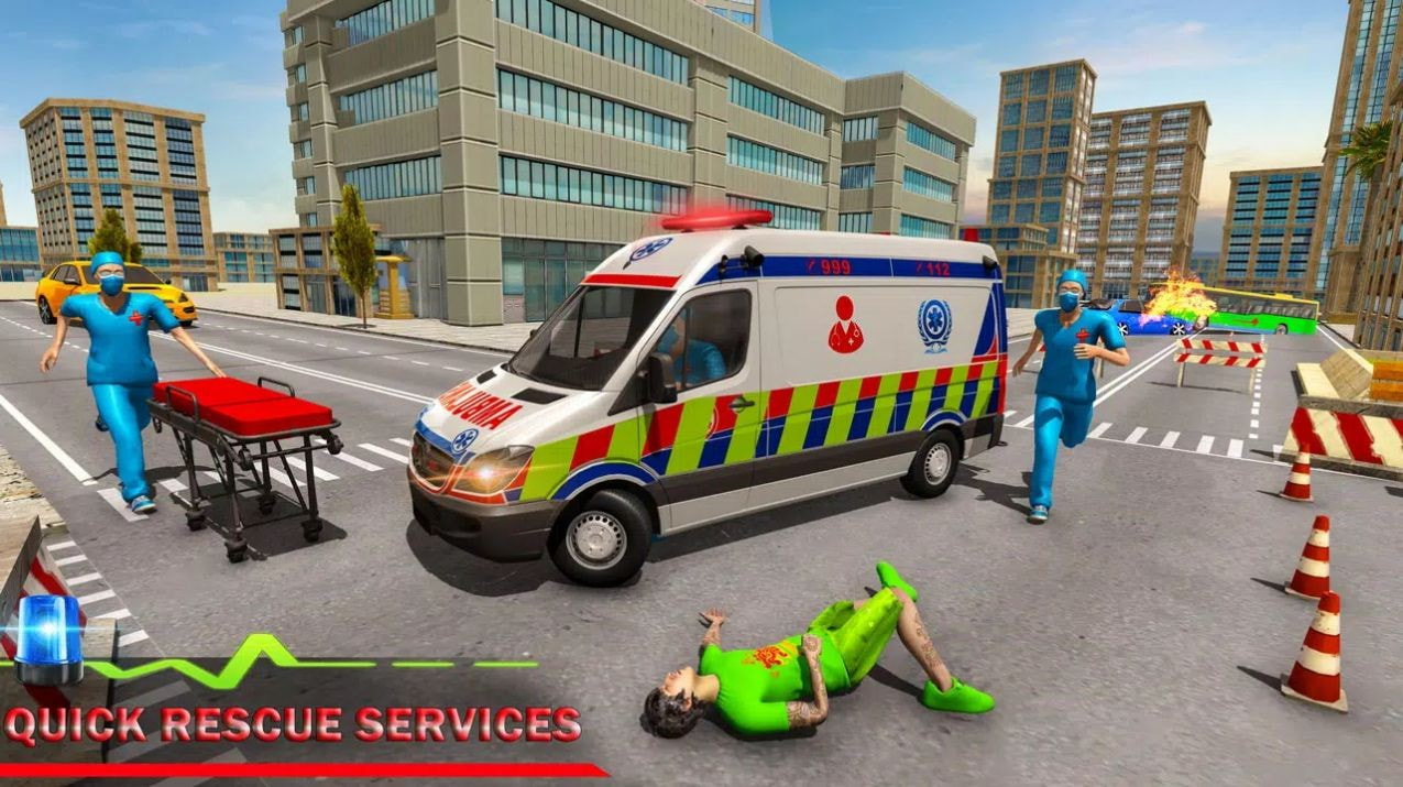 城市急救车模拟器(City Emergency Ambulance Rescue Driving Simulator)