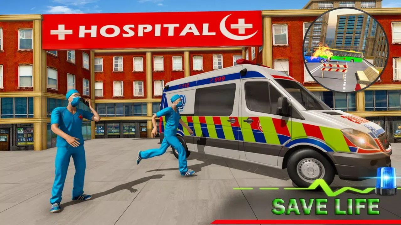 城市急救车模拟器(City Emergency Ambulance Rescue Driving Simulator)