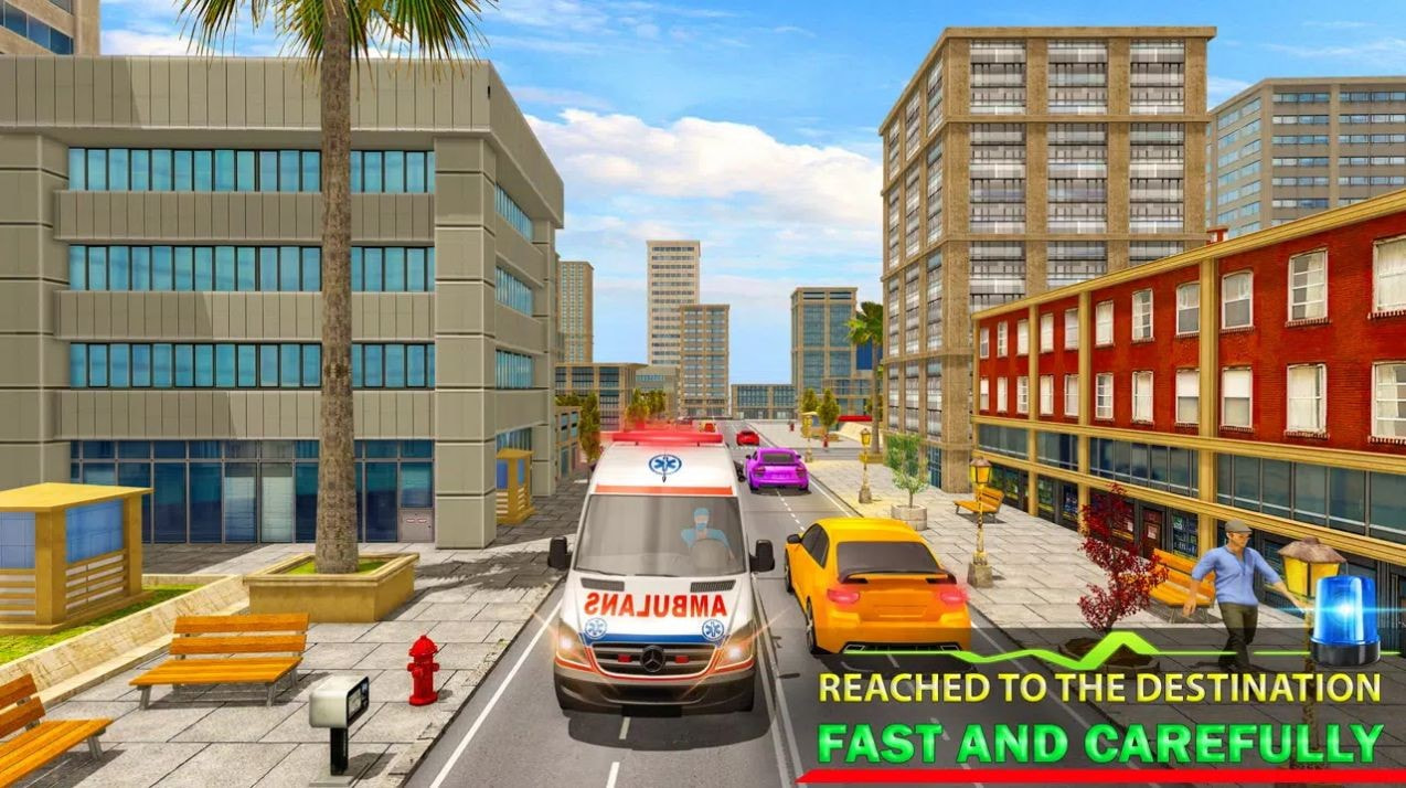 城市急救车模拟器(City Emergency Ambulance Rescue Driving Simulator)