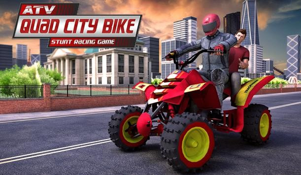 城市特技赛车ATV Quad City Bike Stunt Racing Game