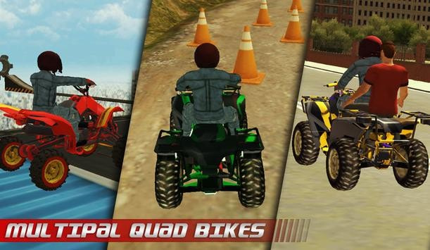 城市特技赛车ATV Quad City Bike Stunt Racing Game