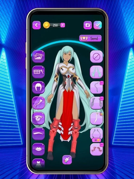 赛博朋克动漫装扮(Cyberpunk Anime Dress Up Game)1