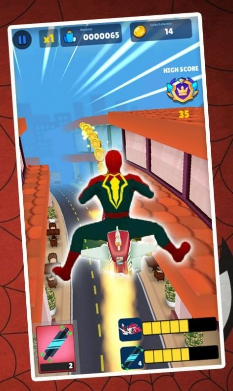 奔跑的超级英雄Run Spider game