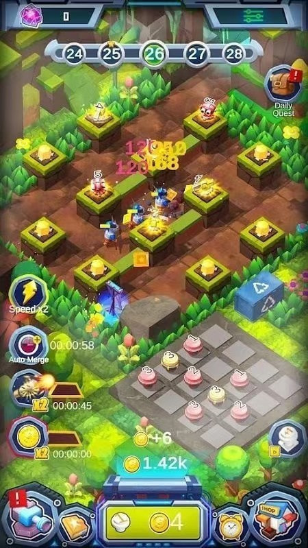 超级塔防(Idle games: Mega cube Tower defense)