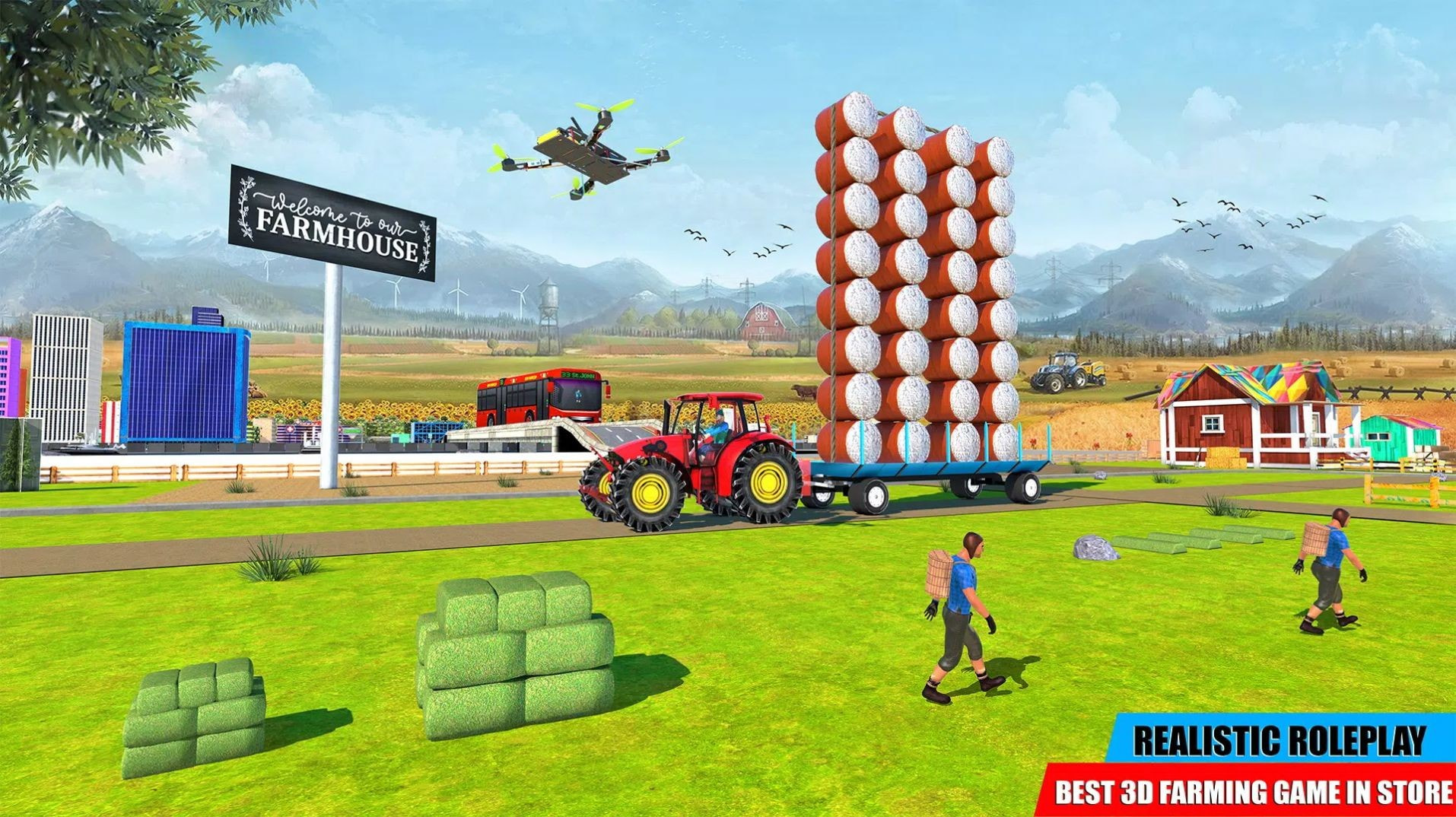 拖拉机农场驾驶3d(Tractor Game Farming Simulator)