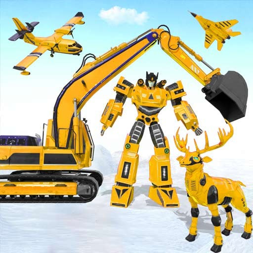机器人挖掘机变身手游