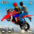 飞行摩托车出租车驾驶(Flying Motorbike Taxi Driving)游戏下载