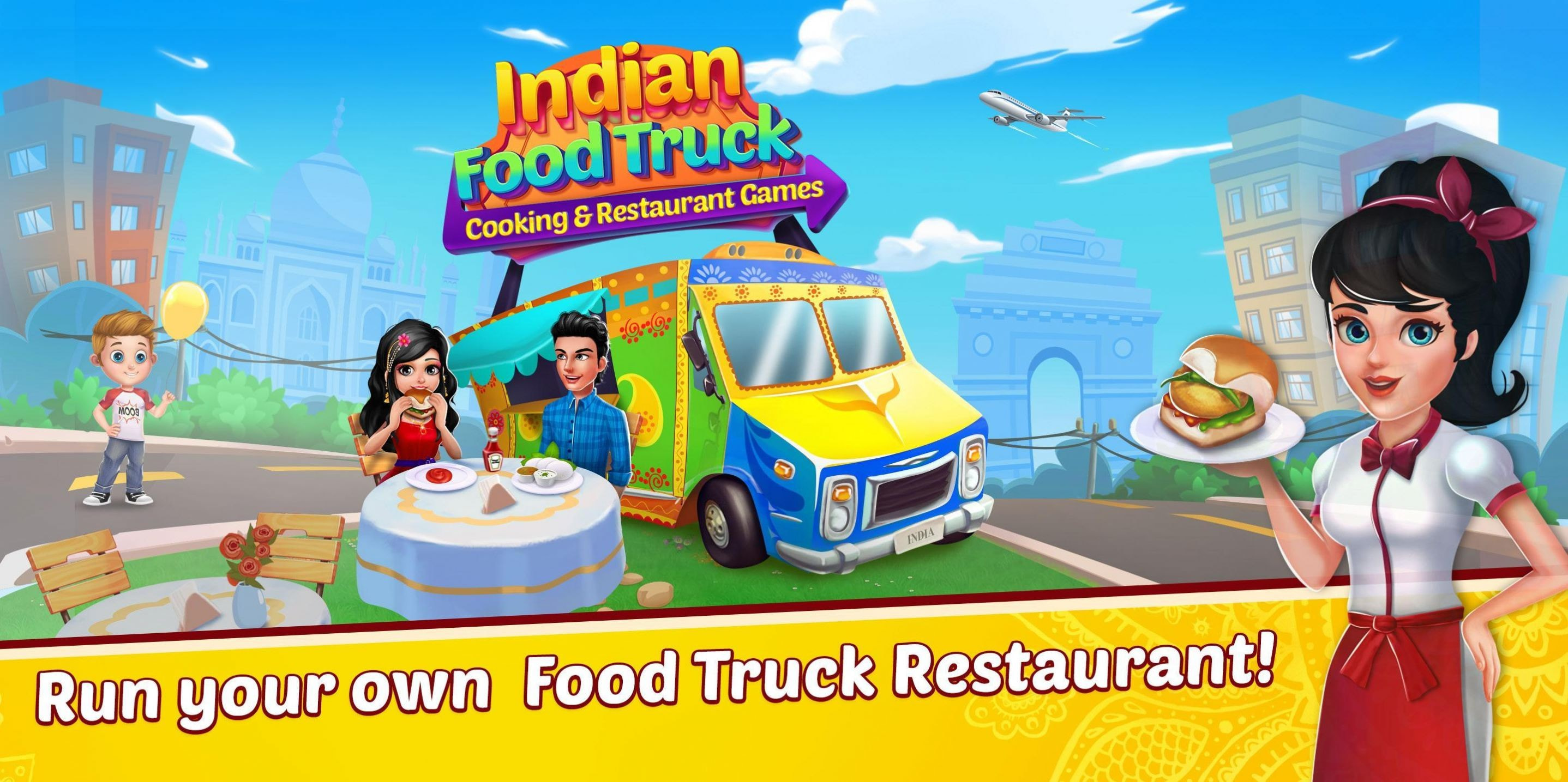 美食车厨师烹饪(Indian Food Truck)