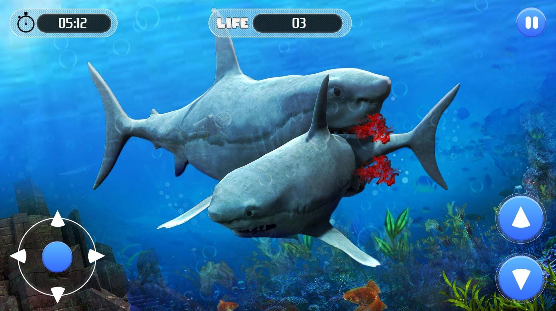 大白鲨生存模拟器(White Shark Attack Mission 3D)