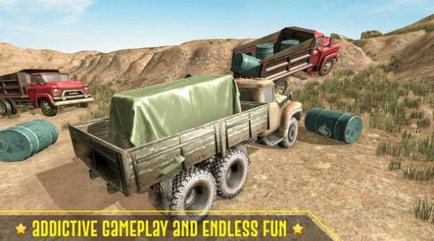 泥泞卡车越野货物游戏2