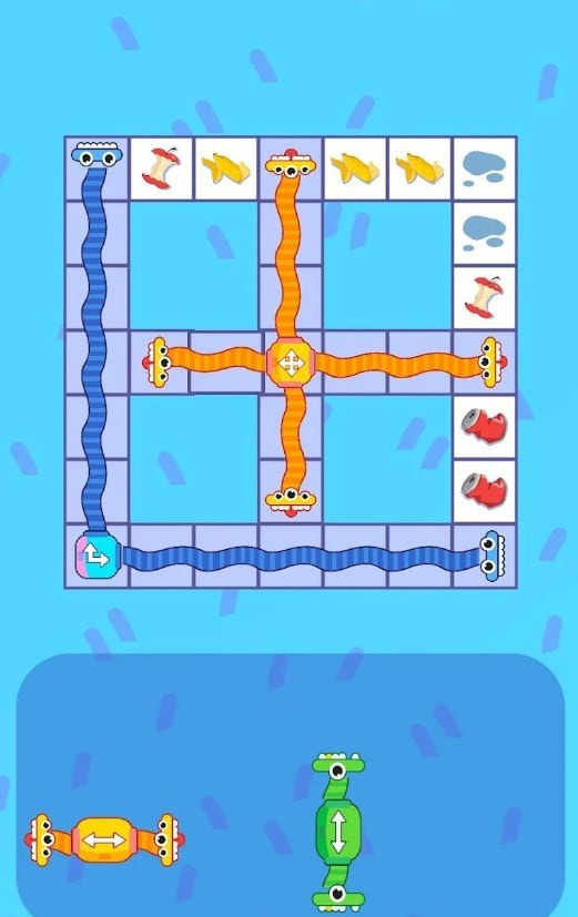 蛇蛇拼图(Games Puzzles Connect Jigsaw)