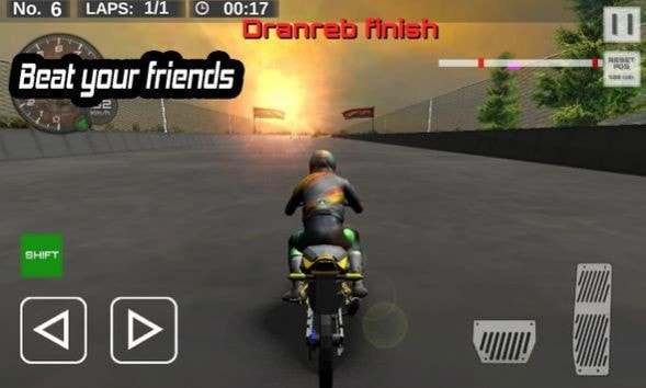 真正的飙车比赛2(Real Drag Bike Racing 2 Multiplayer)手机正版下载0