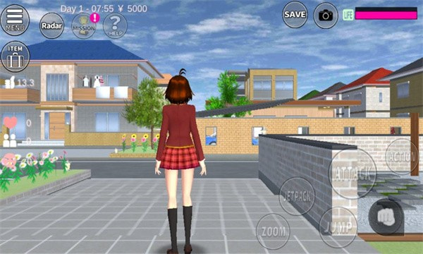 sakurablue20英文版敞篷车更新新动作(SAKURA SchoolSimulator)