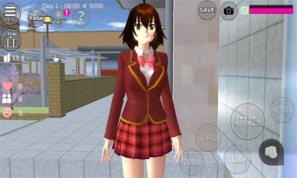 sakurablue20英文版敞篷车更新新动作(SAKURA SchoolSimulator)