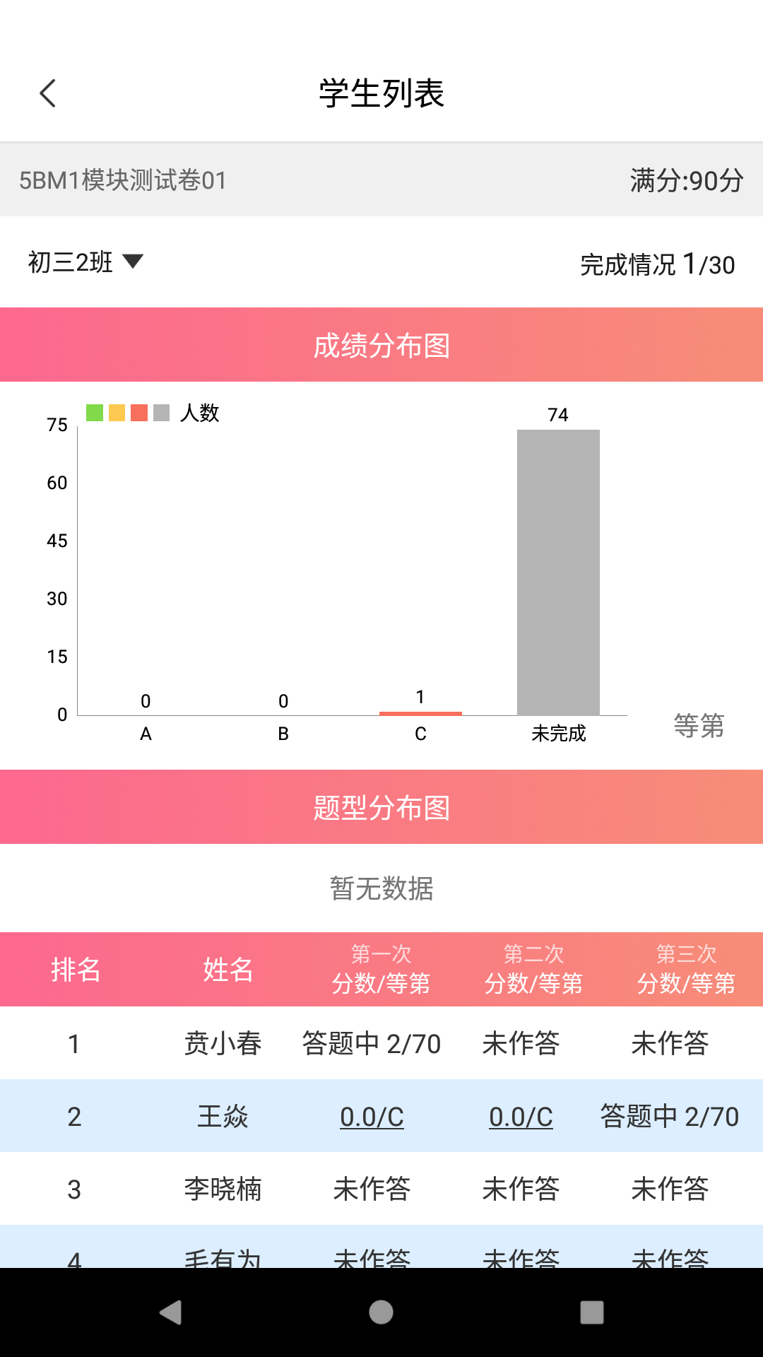 轻松英语教师端