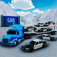 越野警车运输Offroad Police Car Transport