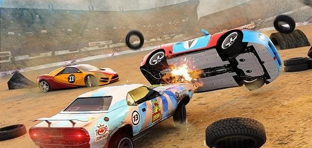 拆迁赛车撞车特技Demolition Racing Car Crash Stunts免费高级版1