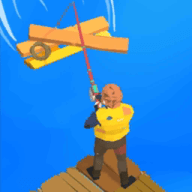 海上木筏钓鱼Hook Raft免费版手游下载