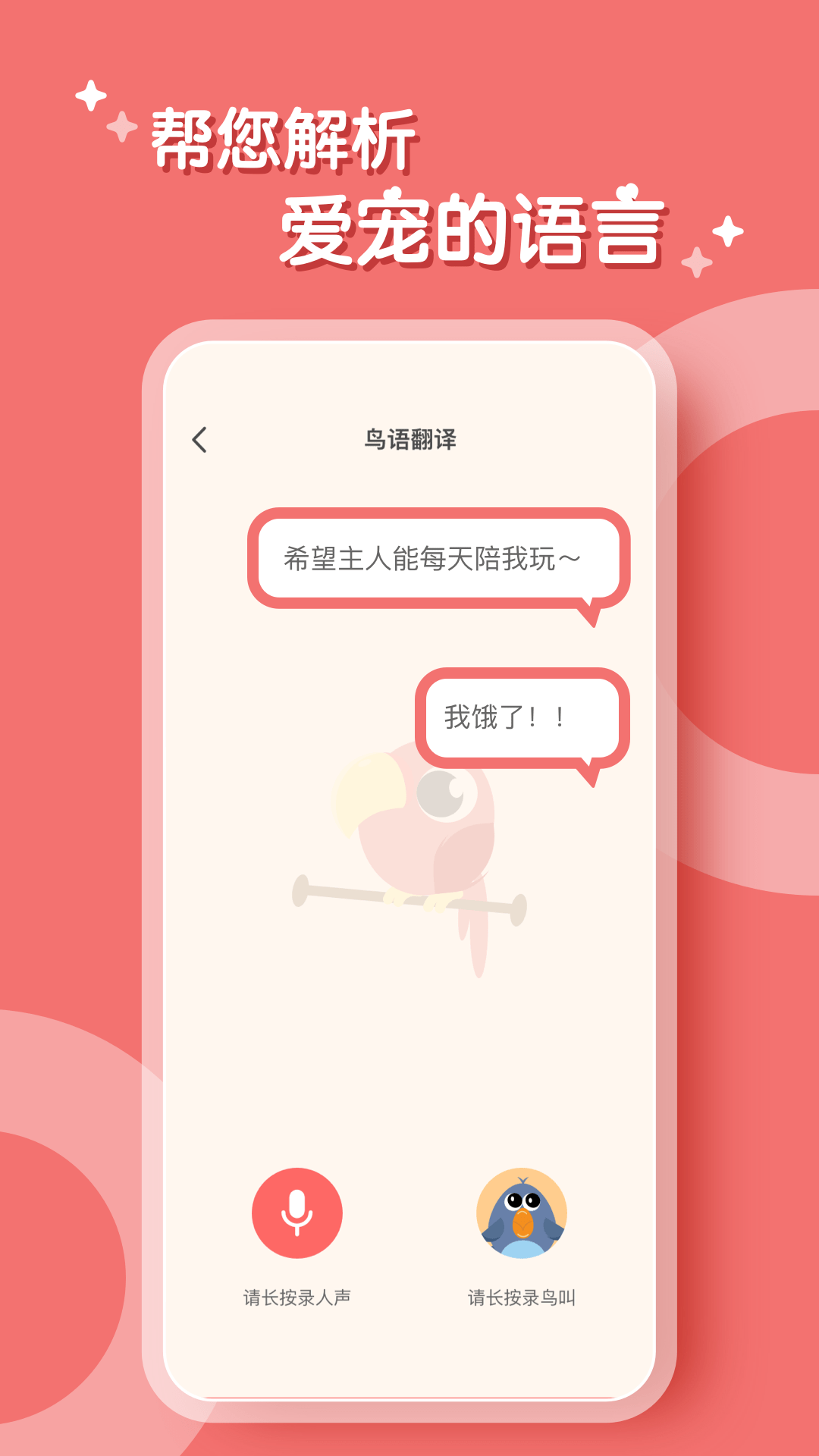 鹦鹉翻译器中文版下载0