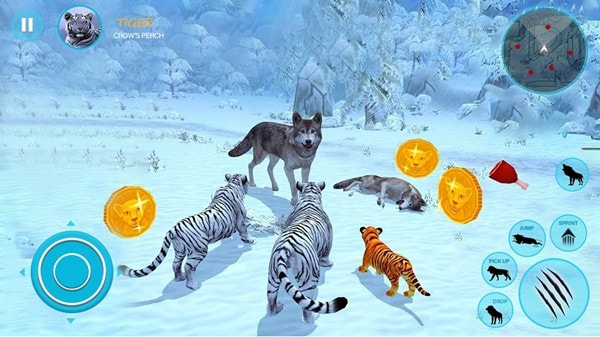 野生白虎家庭模拟Wild Tiger Simulator Family Sim最新手游服务端2