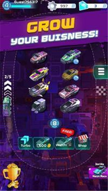 科幻汽车合成Merge Cyber Cars