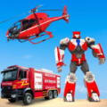 飞行消防员机器人Rescue Robot Car Transformation Game手游最新软件下载
