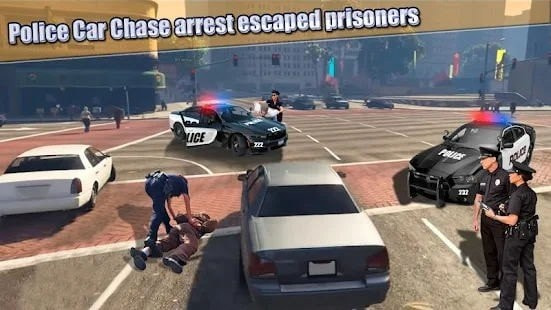 逃脱警察任务3dPolice Car Gangster2