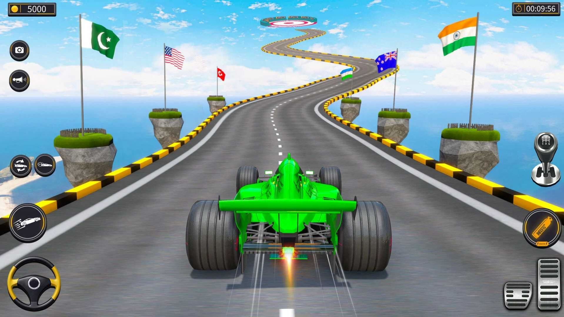 特技车超级英雄汽车(Formula Car Racing Car Game)截图1