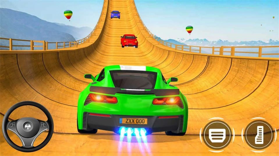 汽车特技疯狂坡道(Car Stunt Crazy Ramp Car Games)0
