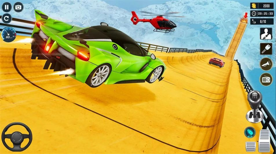 汽车特技疯狂坡道(Car Stunt Crazy Ramp Car Games)截图3