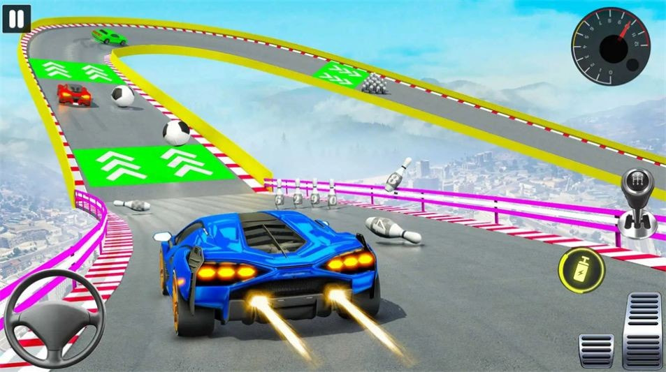 汽车特技疯狂坡道(Car Stunt Crazy Ramp Car Games)1