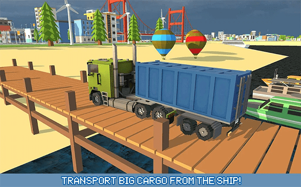 像素卡车城市运输(Blocky Truck Urban Transport)最新手游20232