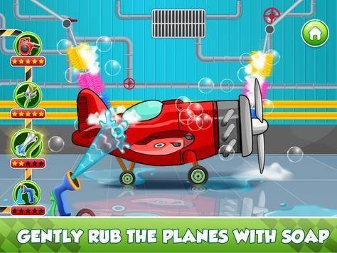 儿童飞机洗车库Kids Plane Wash And Workshop Garage游戏安卓下载免费2