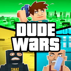 伙计战争像素沙盒射击(Dude Wars)手机下载