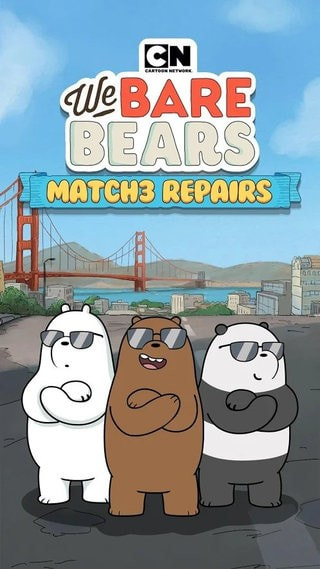 咱们裸熊消除游戏(We Bare Bears Match3 Repairs)