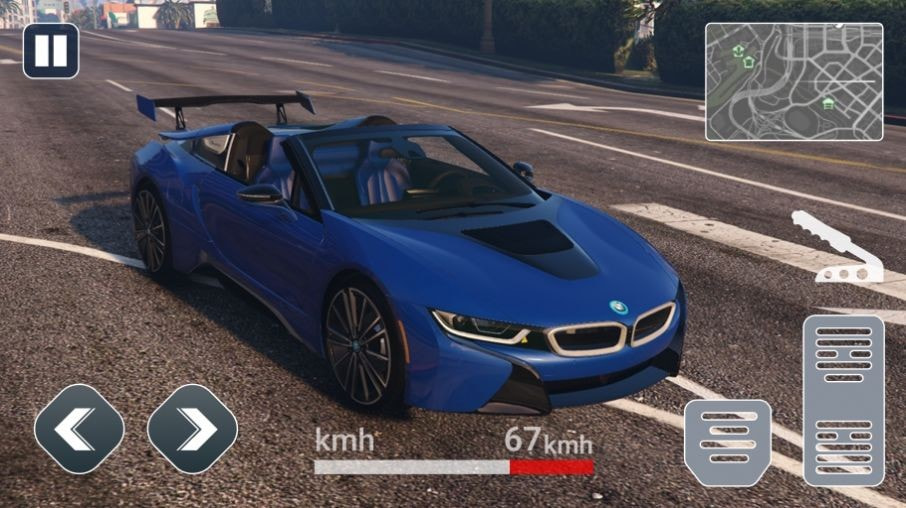 城市汽车驾驶挑战(BMW I8 Drift)1