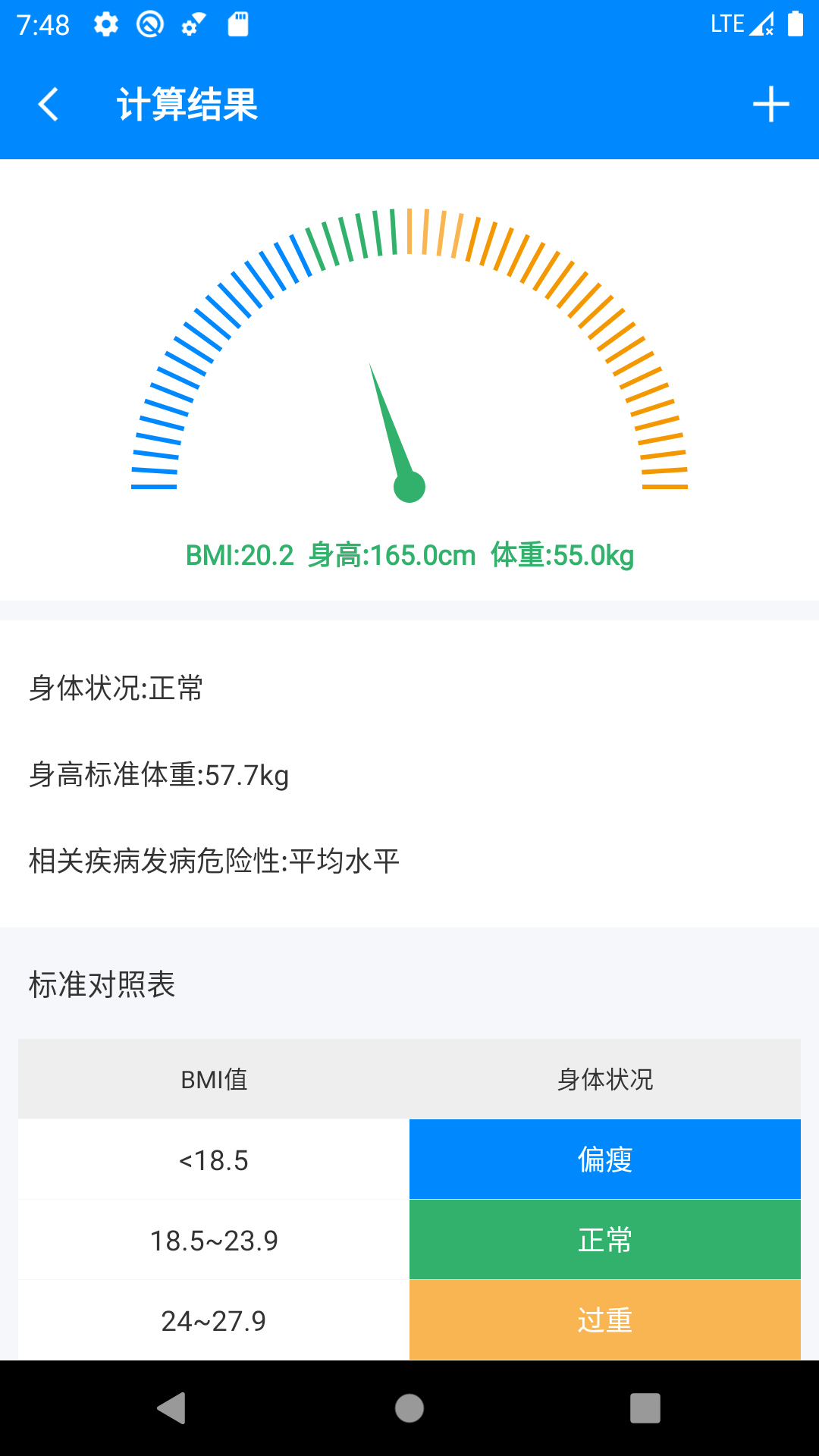 BMI计算器手机版下载