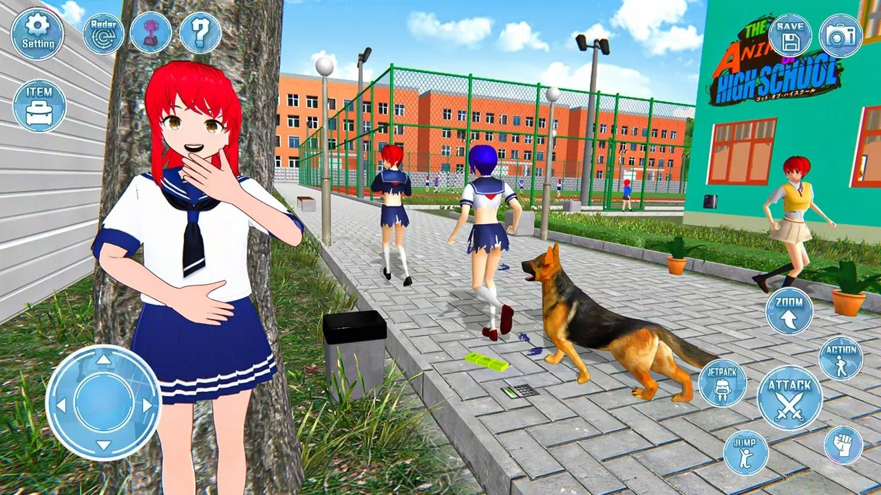 动漫女高中生3D(Anim School Girl Simulator)截图4