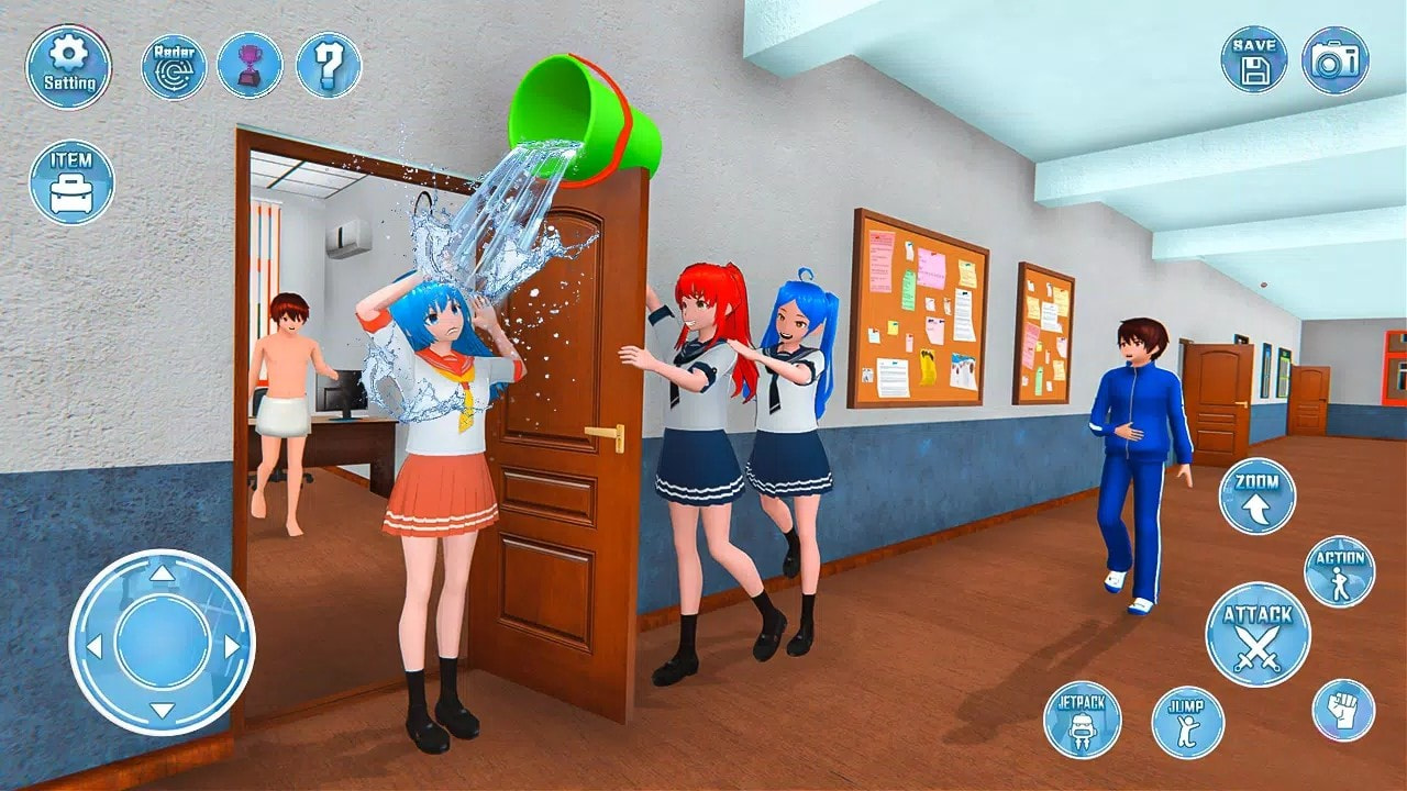 动漫女高中生3D(Anim School Girl Simulator)截图2